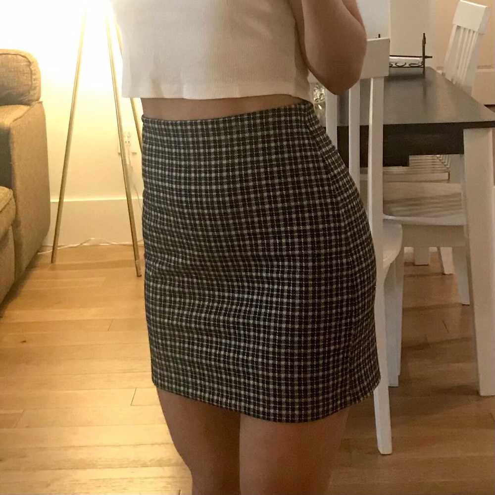A-line plaid skirt. Worn once!